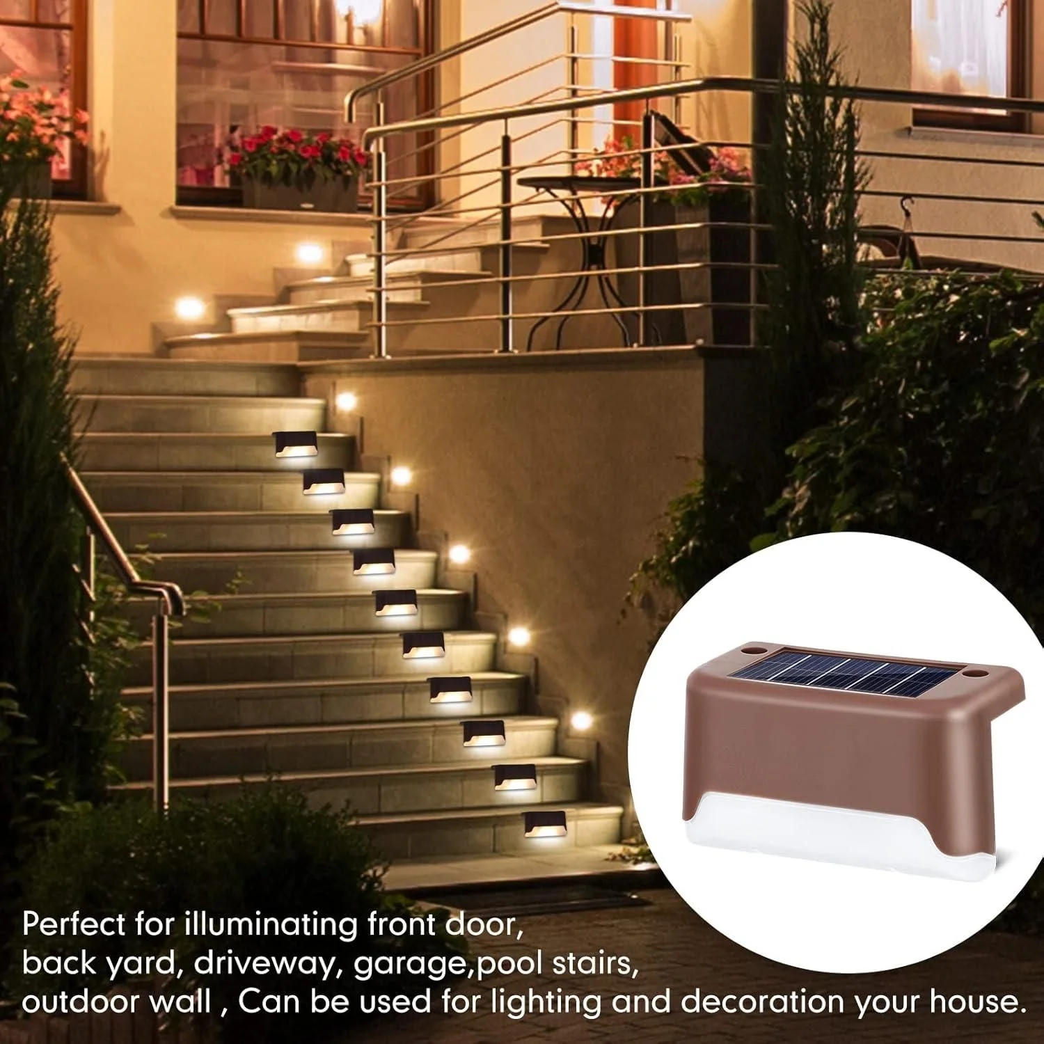 Solar Deck Lights Outdoor Buy 2 Get 2 - Image 3